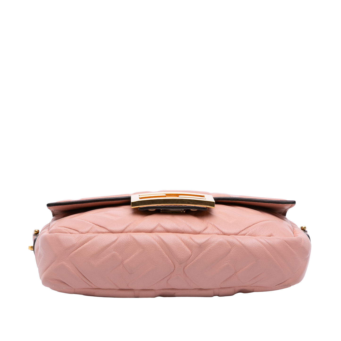Mini Zucca Embossed Leather Baguette